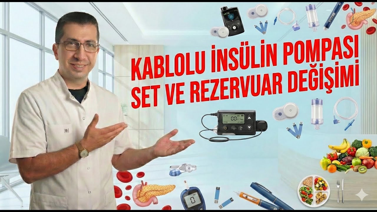 KABLOLU İNSÜLİN POMPASI SET VE REZERVUAR DEĞİŞİMİ (ÖZELLİKLE TİP1 DİYABET TEDAVİSİNDE KULLANILAN)