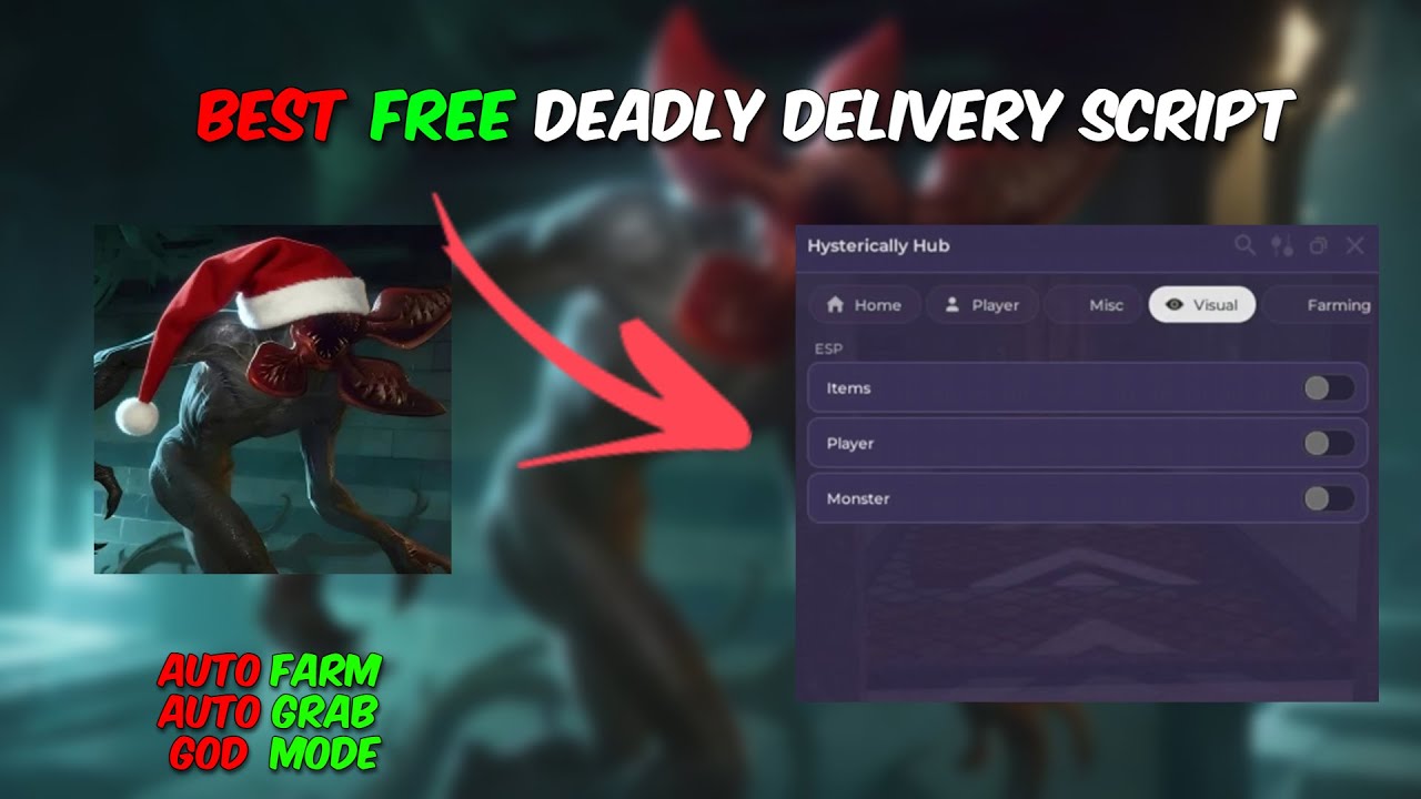 🎅 BEST KEYLESS Deadly Delivery Script! | Auto Farm, Godmode.. 🎅