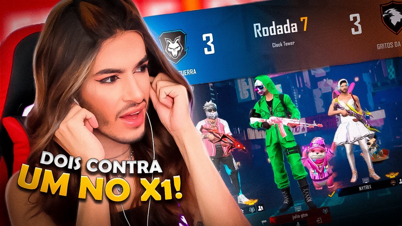 SERÁ QUE DEI CONTA DOS DOIS?? 🥵 | 2X1 No Free Fire
