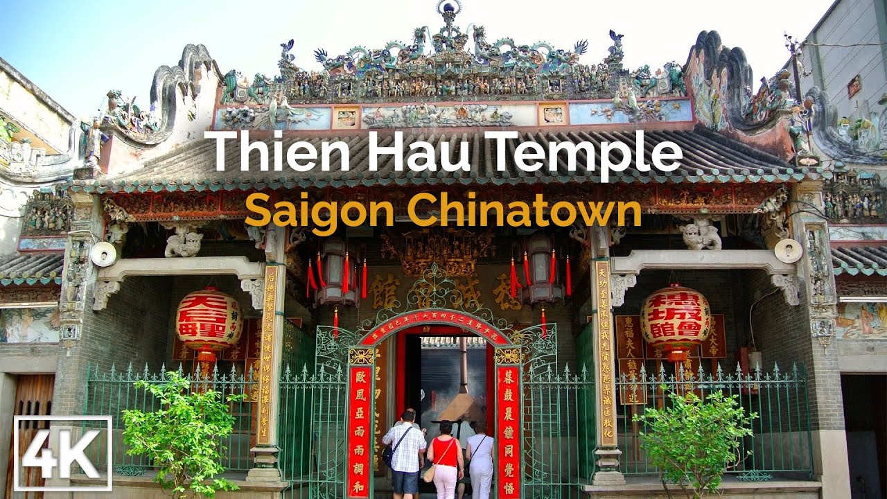 Thien Hau Temple (Chua Ba Thien Hau) - Saigon Chinatown - Vietnam Walking Tour 4K - Richard Nomad