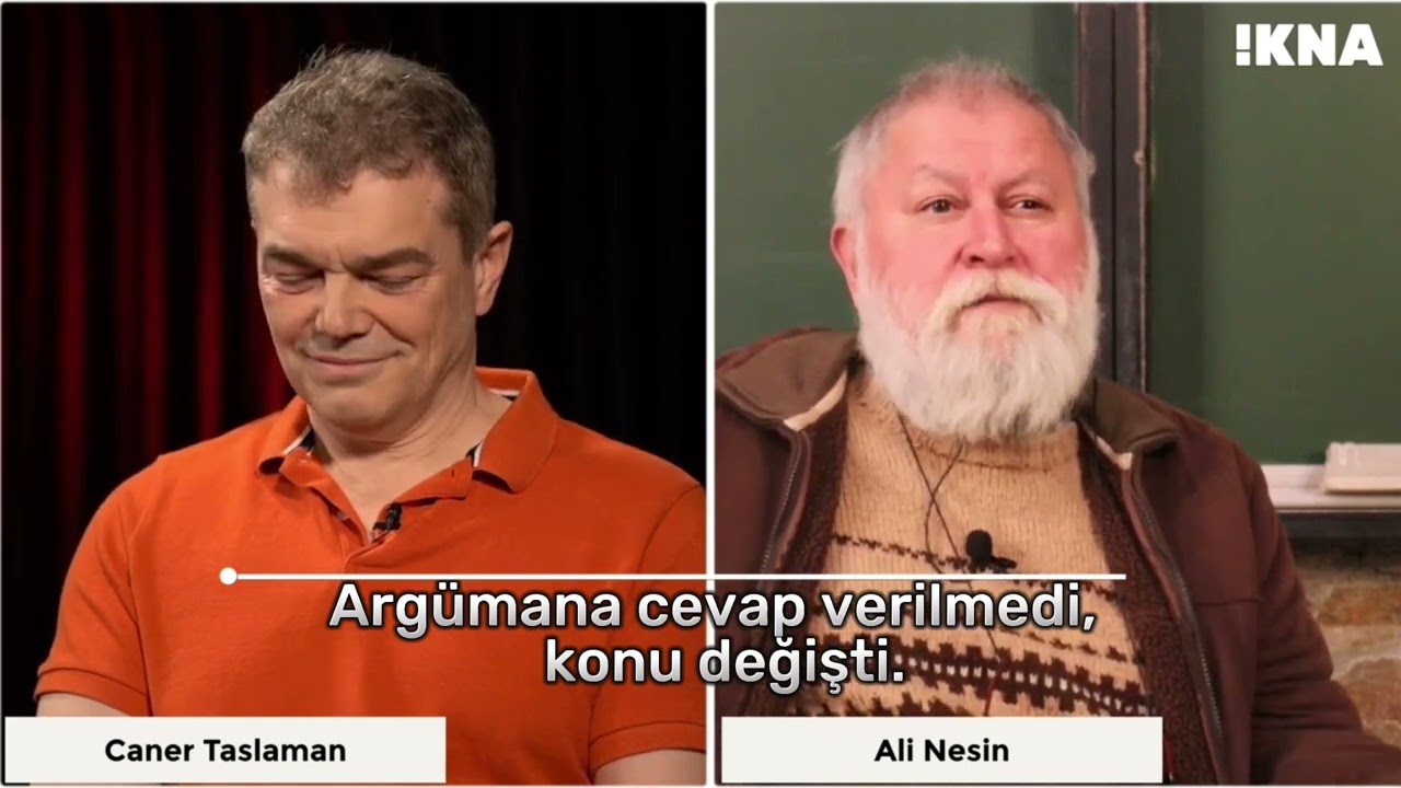 Caner Taslaman ve Ali Nesin Tartışması, Allah'ın Varlığının Delilleri Tartışılıyor  (Hassas ayarlar)