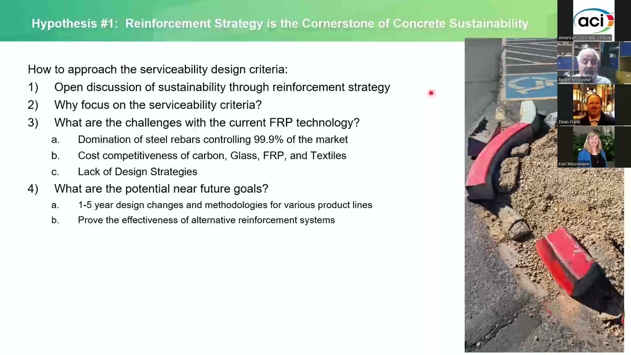 Low Carbon Aspects of Alternative Reinforcement Systems with Barzin Mobasher
