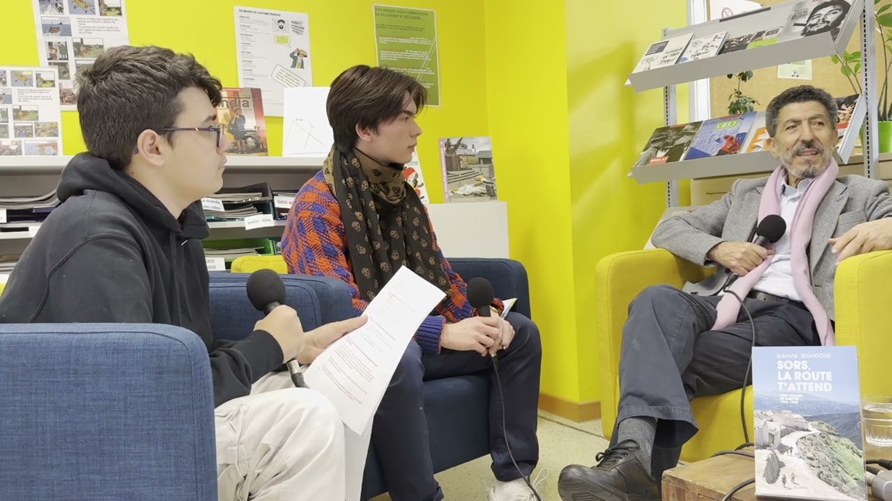 Rencontre avec Slimane Zeghidour au Lycée Français de Vienne