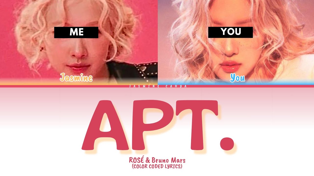 ROS&Eacute; & Bruno Mars 'APT.' [SING WITH ME | KARAOKE]