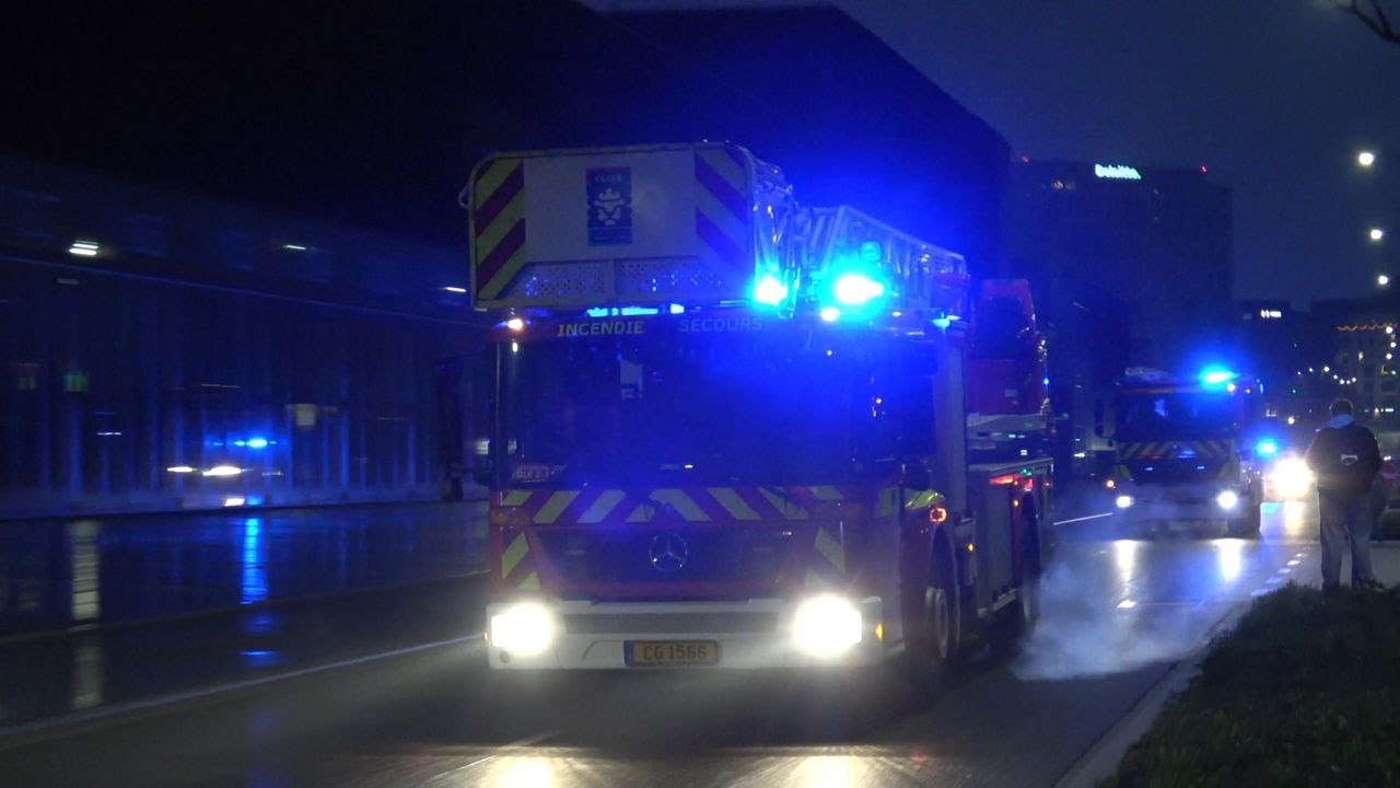Einsatz für Löschzug & WLF - AB LUF der Berufsfeuerwehr Luxemburg
