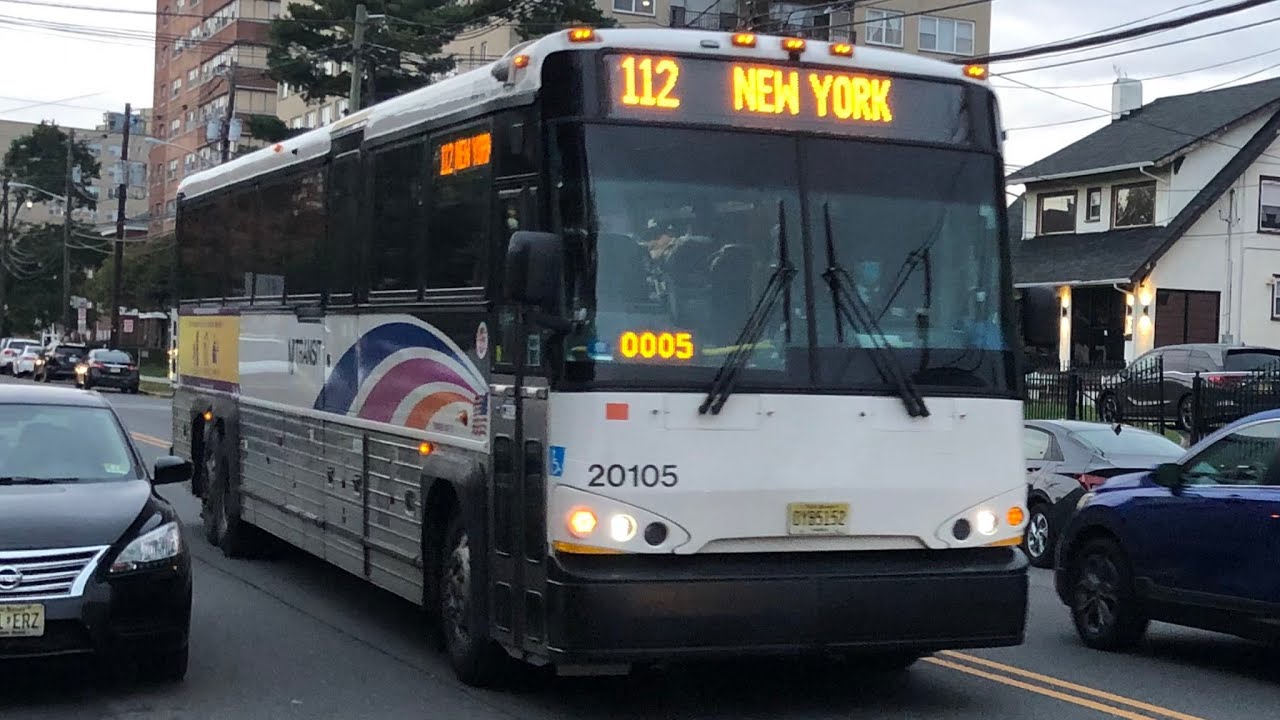 NJ Transit: On Board 2020 MCI D4500CT #20105 On Bus Route 112 To New York City PABT: (10/30/2021)