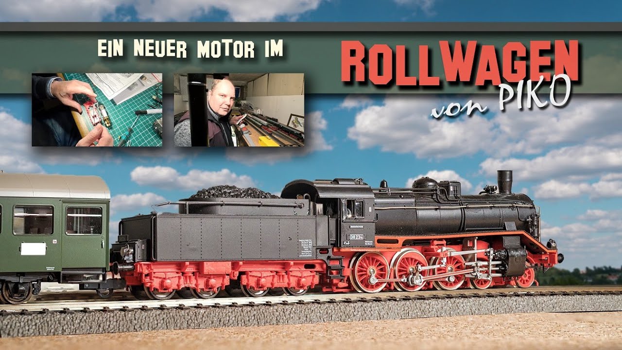 Piko BR 38 - neuer Motor - selbst einbauen,  ein Film um Nichts 055