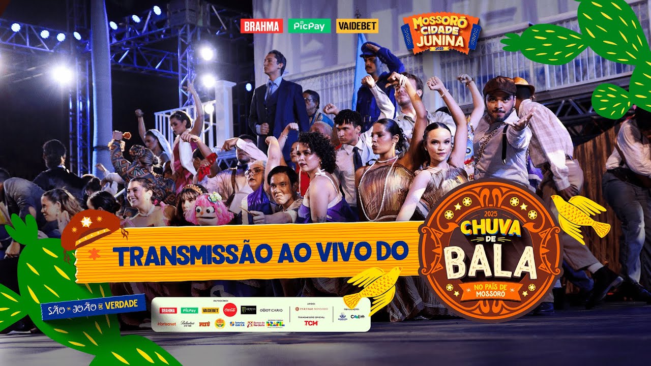 MCJ 2025 ao vivo | Espetáculo Chuva de Bala no País de Mossoró