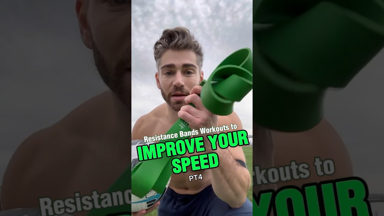 Part 4 | Resistance Bands Workouts to IMPROVE YOUR SPEED for Soccer 🏃💨⚽️ #soccer #shorts
