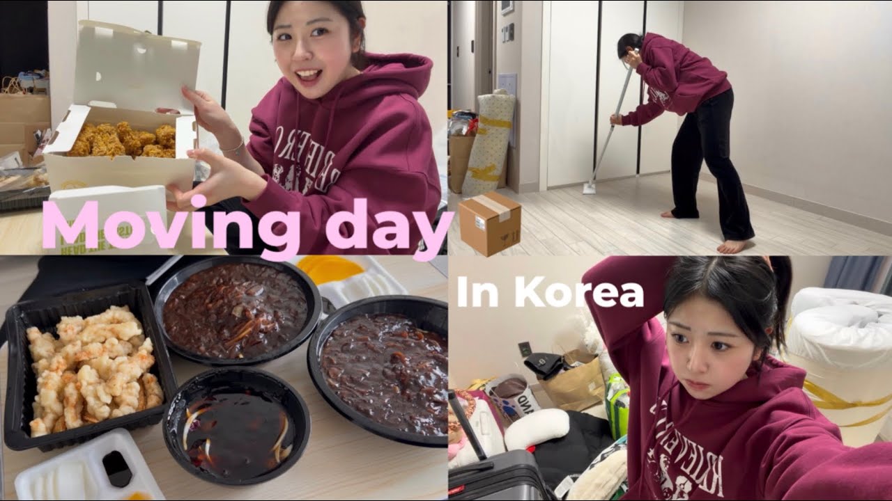 【韓国ワーホリ🇰🇷】引っ越しました！大量の荷物に苦戦📦💦