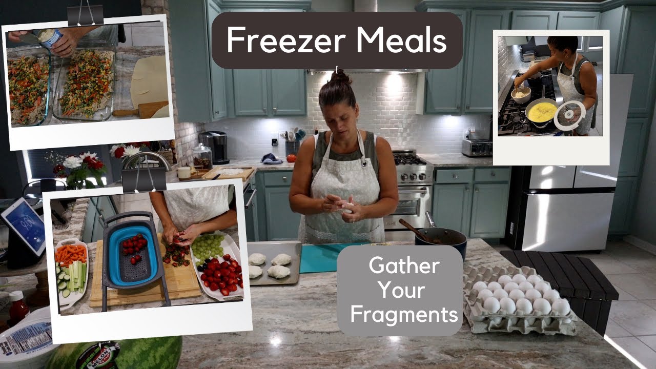 Freezer Making Day | Gather Your Fragments | Stuffed Breakfast Biscuits | Cream Soups | And More!!!
