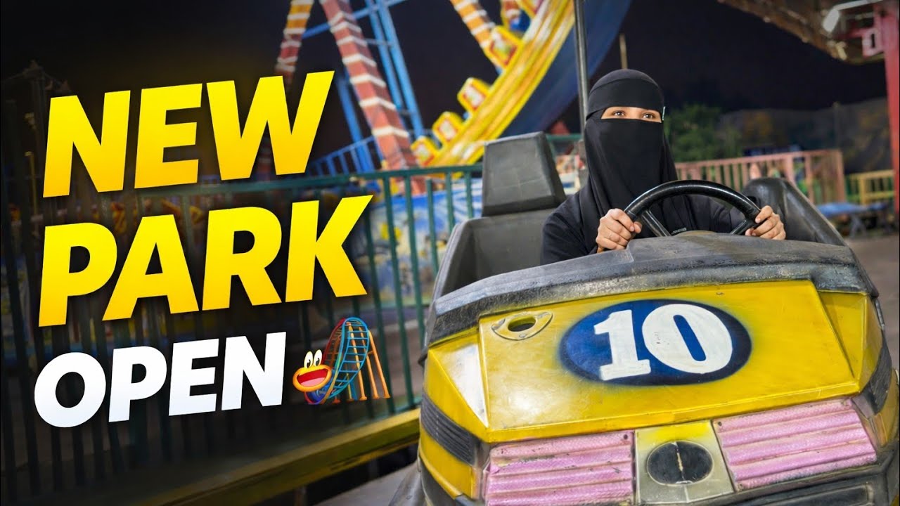 New Park Open 😍 | Kids Rides + Dodging Car 🎢 | Family Vlog