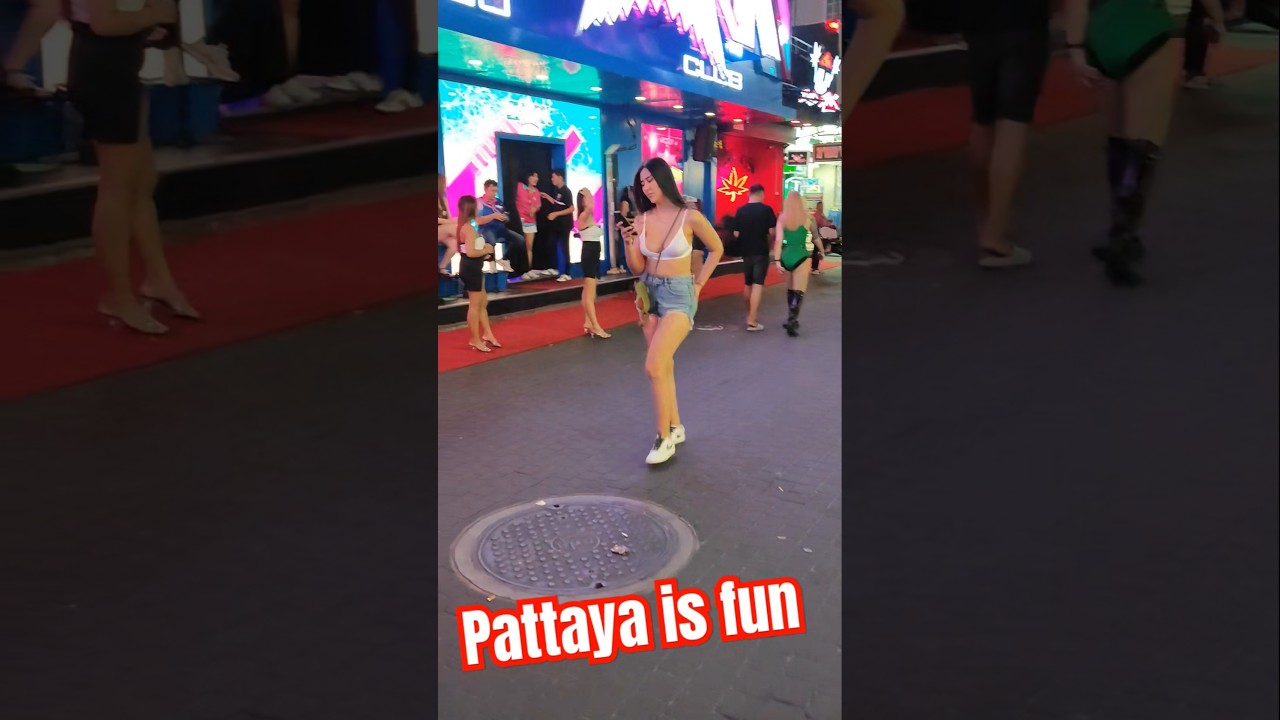 This Pattaya Walking Street Night Scenes 🇹🇭 #shorts