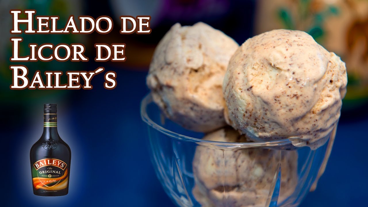 Helado de Licor de Bailey´s Sin Heladora Ni Huevo