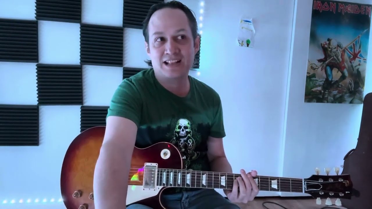 Using Palm Muting Technique with 16th notes part 1 ( Mini Video)