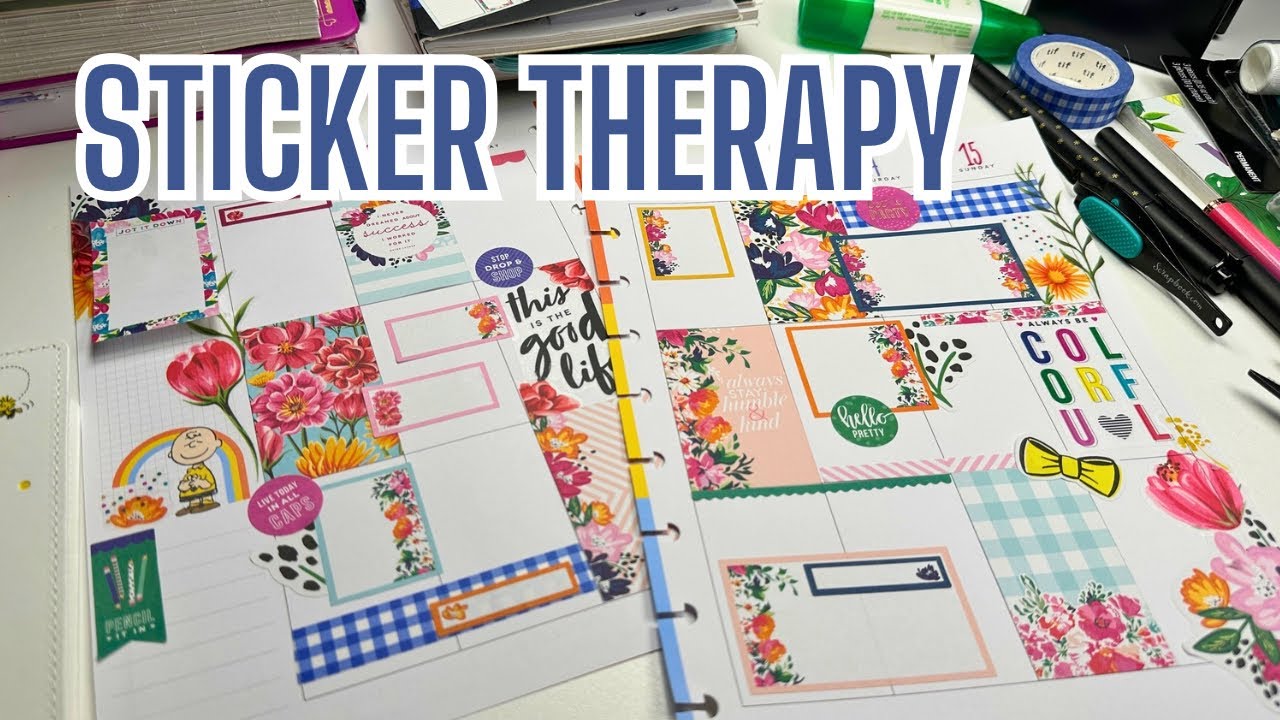 Happy Planner PLAN With Me: Sticker Session for Creative Journaling