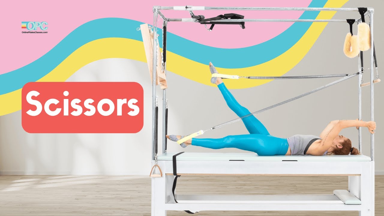 Scissors with Leg Springs on the Cadillac or Tower | Online Pilates Classes