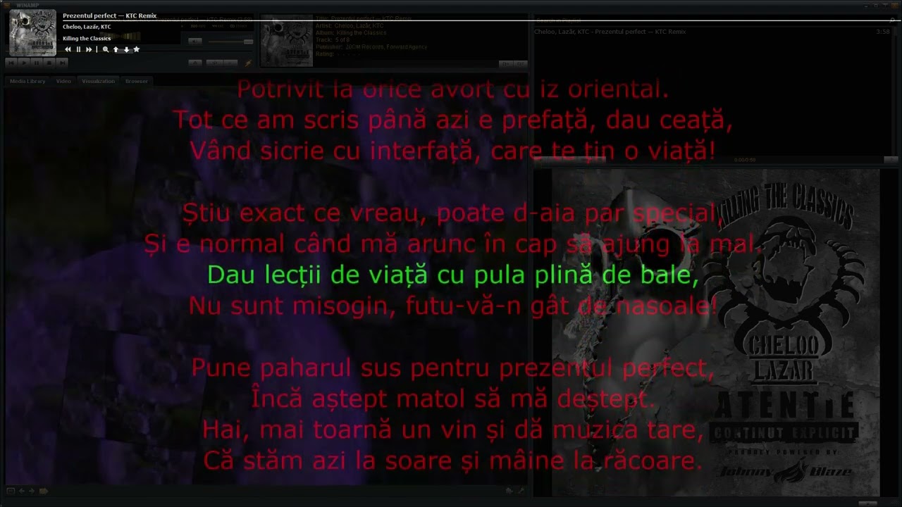 Cheloo, Lazăr, KTC &ndash; Prezentul perfect &bull; melodia cu versuri sincronizate/karaoke