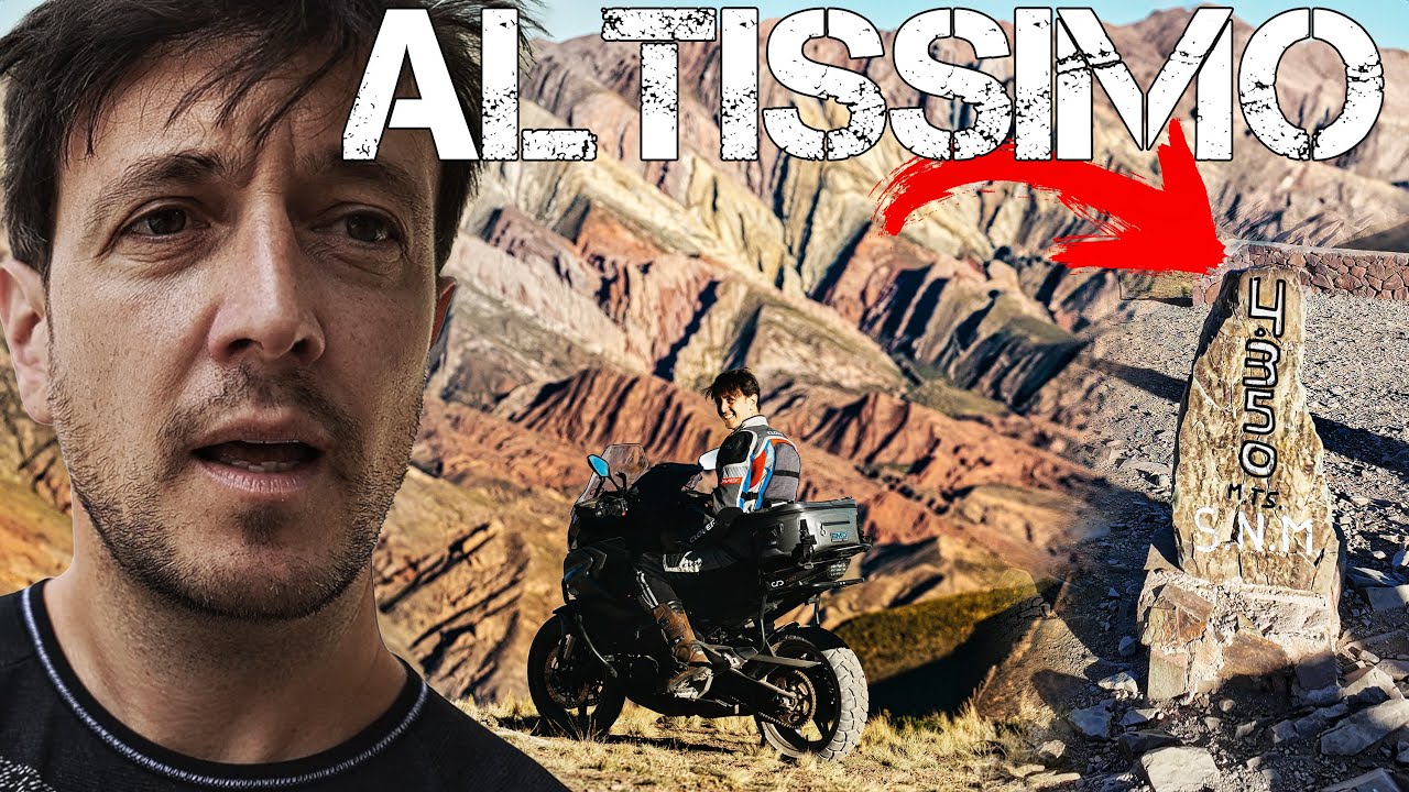 La MONTAGNA ARCOBALENO e 4000 METRI in MOTO in Argentina  | EP. 1 🇦🇷