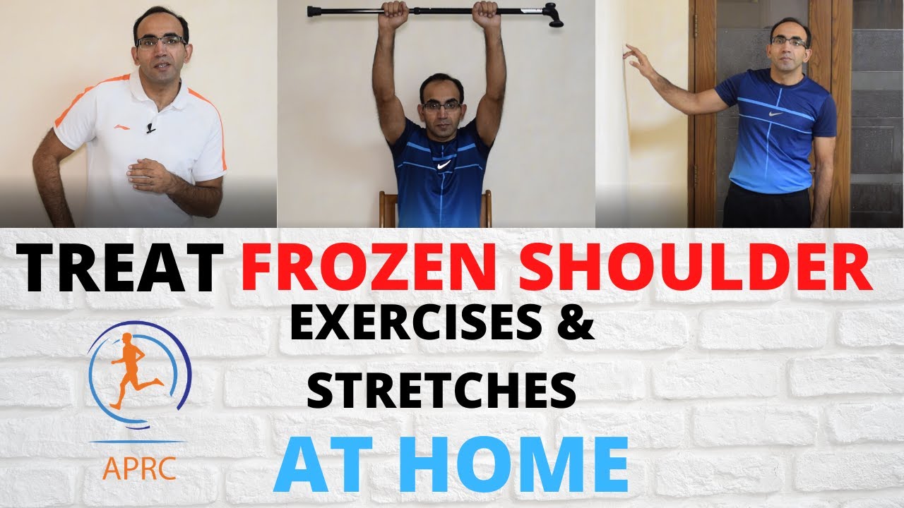 Treat Frozen Shoulder At Home | Best Physiotherapy Exercises and stretches for Adhesive Capsulitis