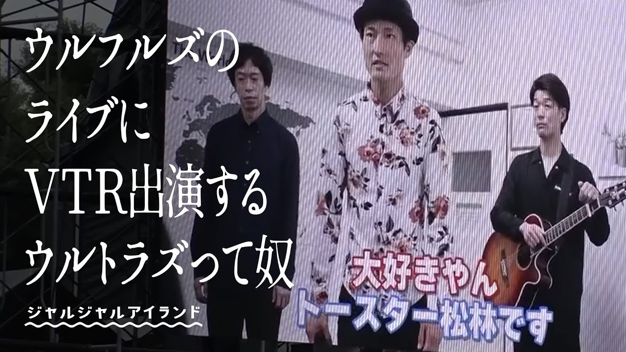 ウルフルズのLIVEにVTR出演するウルトラズって奴