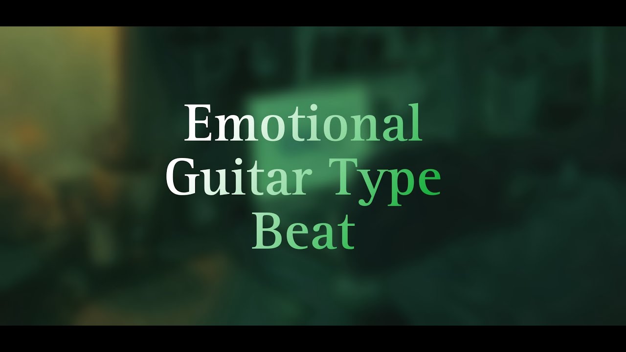 [Free]Emotional Guitar Type Beat – Sad Ambient Trap Instrumental 2025 | Deep Melancholic Vibes
