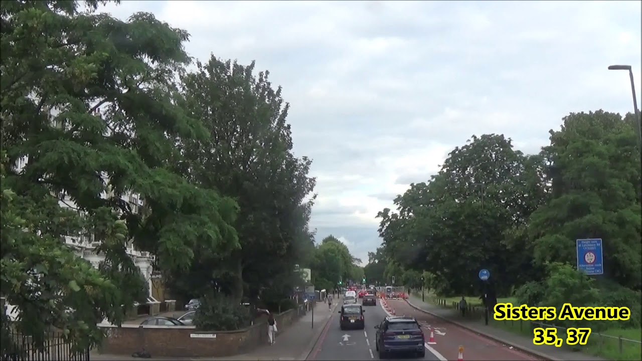 Full Route Visual | London Central Route 37: Putney Heath - Peckham Bus Station | E255 (YX12FPN)