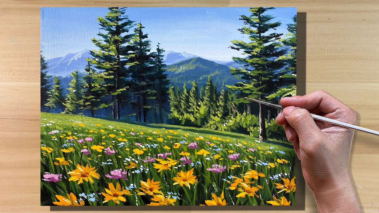 Beauty of Nature / Acrylic Painting / Correa Art