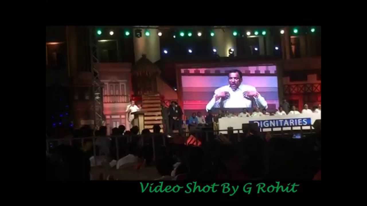 Highly motivational speech by Malla reddy  @annual day celebration CMRIT 2k15