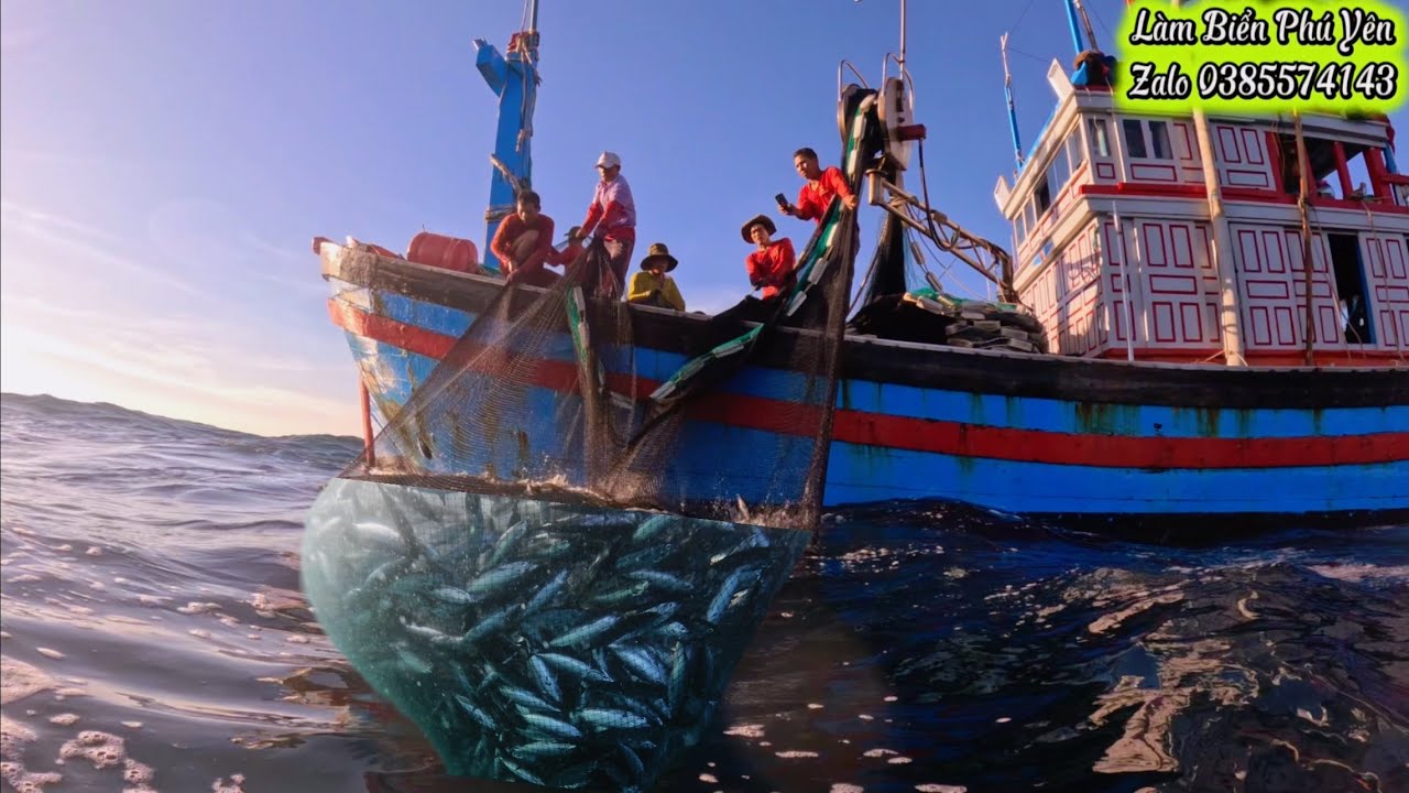 123 - THỢ BẠN 124 ĐÁNH MẺ CÁ NGỪ BỌT XOÁY NƯỚC HẤP DẪN ll ĐẢO PHÚ QUÝ @LàmbiểnPhúYên 