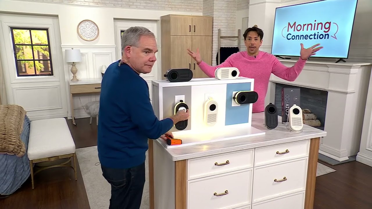 Venty CozyPod Plug-in Portable Heater w/ Rechargeable Remote on QVC