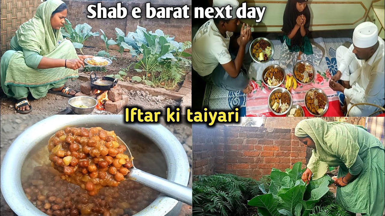 शब ए बारात का दूसरा दिन 🧆 इफ्तार की तैयारी ❤️Kale chane ka gugni 🤤 Reshma ka kitchen 