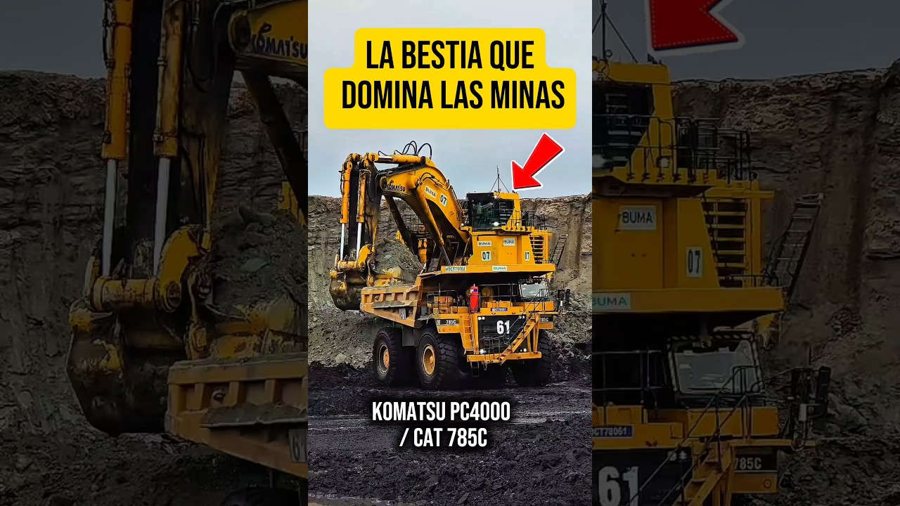 &iquest;Cu&aacute;nto levanta esta bestia minera? Komatsu PC4000