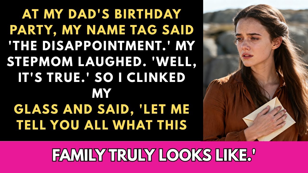 At My Dad’s Birthday Party, My Name Tag Said 'The Disappointment'    Then I Took the Mic