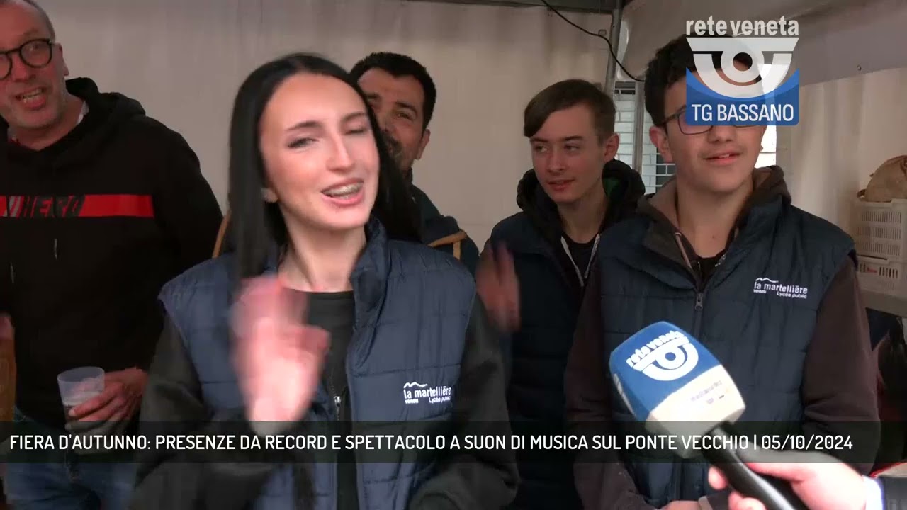 FIERA D'AUTUNNO: PRESENZE DA RECORD E SPETTACOLO A SUON DI MUSICA SUL PONTE VECCHIO | 05/10/2024