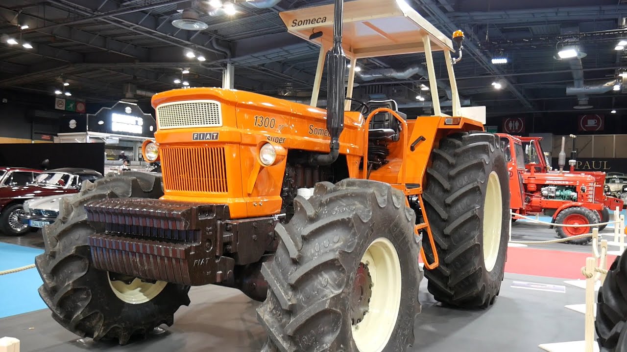 RétroMobile 2020 - Tracteurs Porsche Diesel, Renault, David Brown, Fiat, Someca, Citroën - Part 1