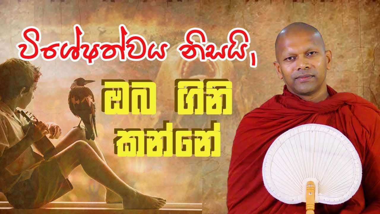 විශේෂත්වය නිසයි,ඔබ ගිනි කන්නේ