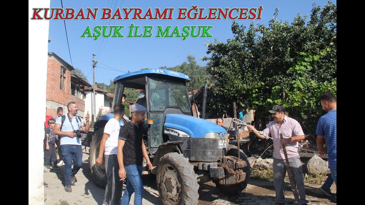 İvrindi Geçmiş Köyü Kurban Bayramı Eğlencesi (Urgan Devesi Ve Çarşaf Devesi ) Aşuk İle Maşuk