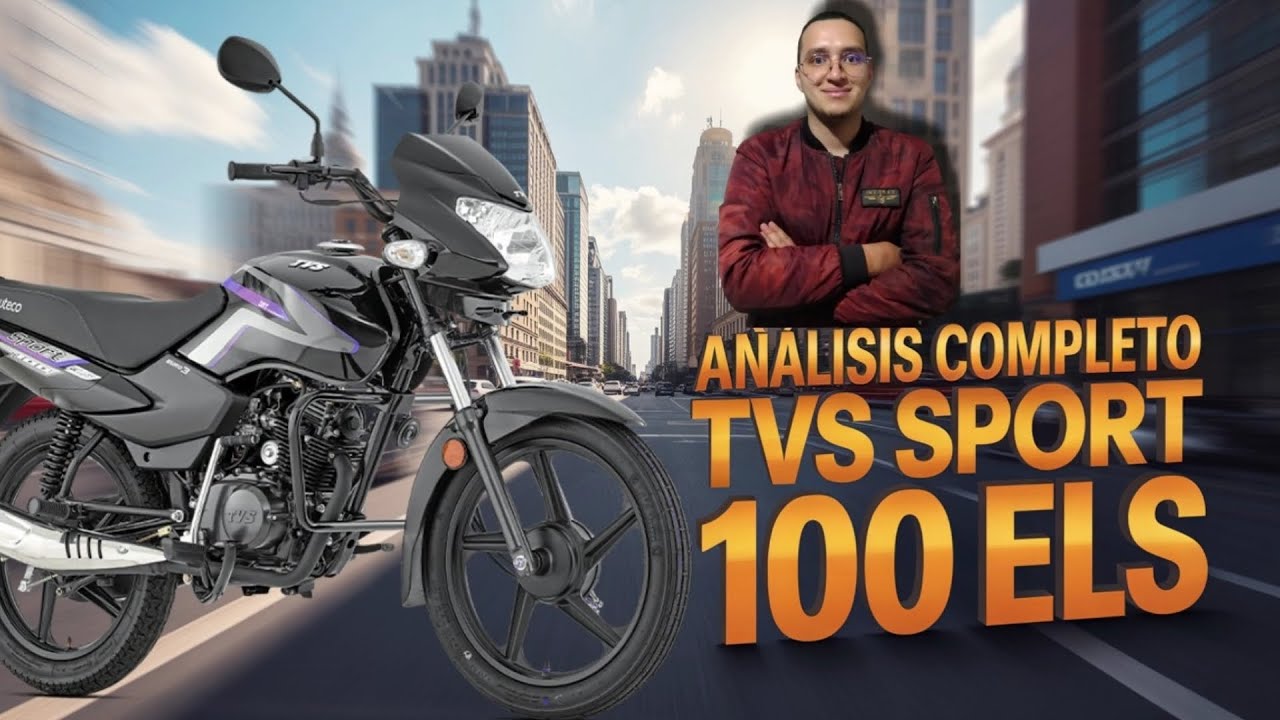 TVS Sport 100 ELS 2025 🚨 Lo que NADIE te cuenta de esta moto