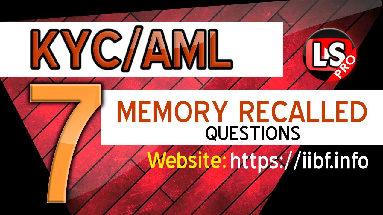 IIBF Certifications - KYC/AML Memory Recalled Questions in Hindi