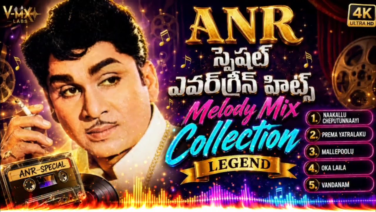 ANR Golden Hits 💖 | Evergreen Telugu Melody Collection | Best Old Songs | 4K Ultra HD