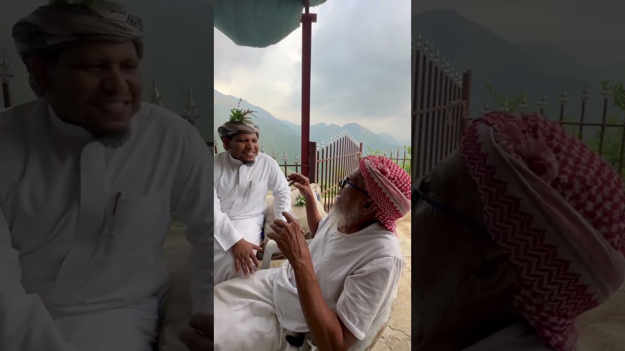 رجل عمره فوق ١٠٠ سنة ‏لم يتزوج وليس عنده أبناء ولا أسرة‏يعيش وحده في بيوت حجرية قديمة بجبال هروب