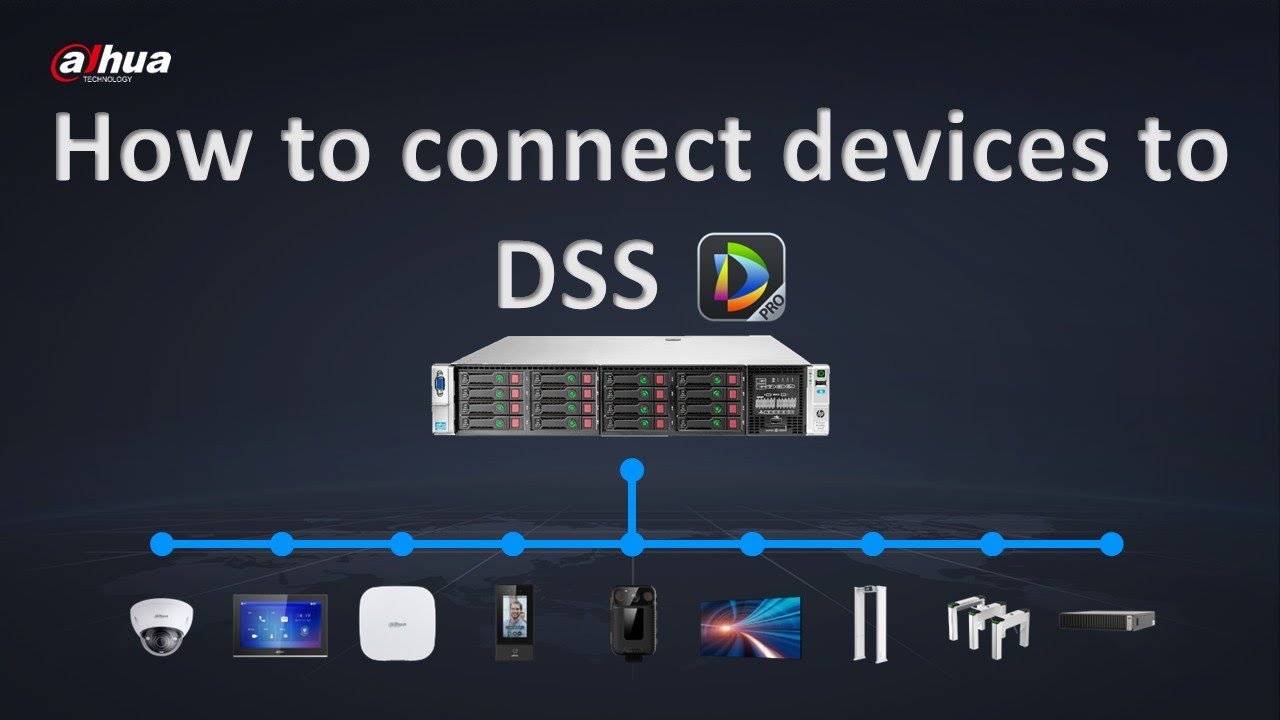 DSS 8.6 - How to connect devices to DSS
