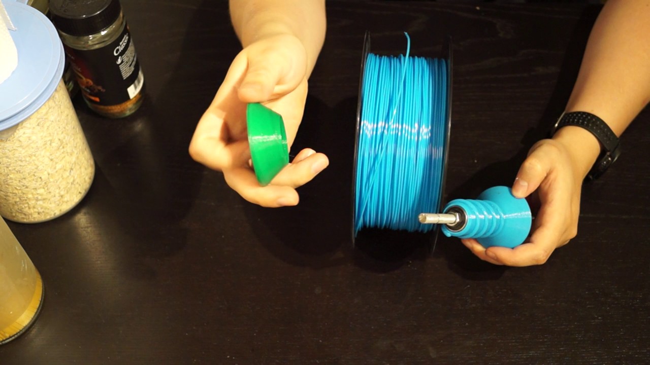 Bolt and Nut filament spool holder