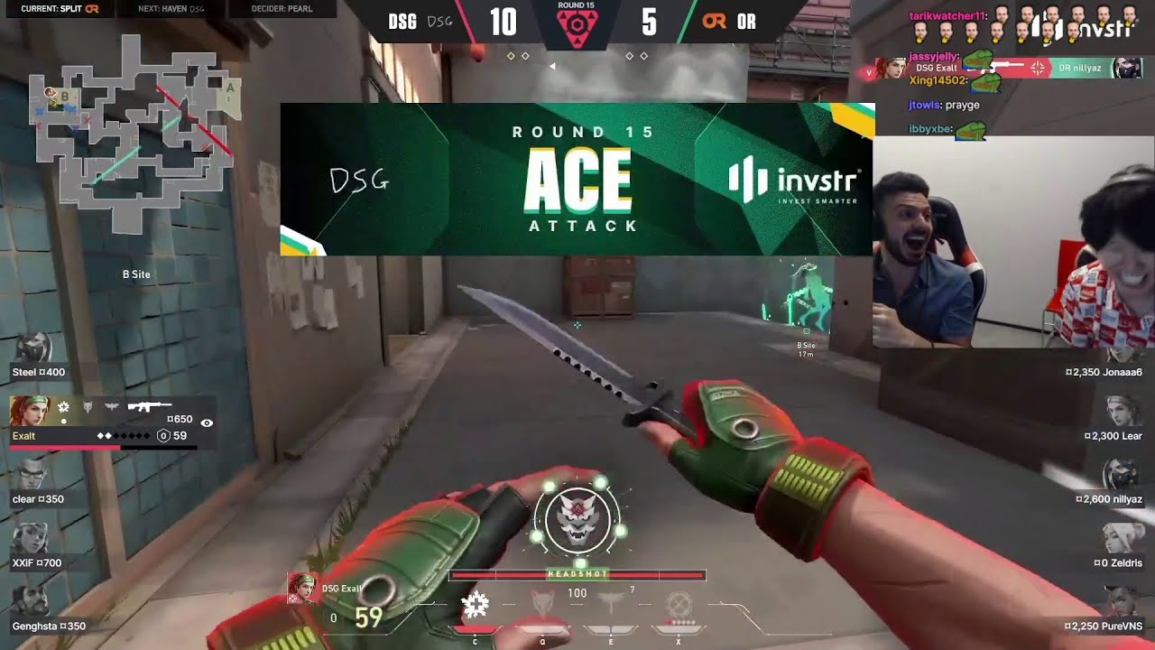 Tarik and Toast Reaction to DSG EXALT ACE in DSG vs OR | GAME 1 | Challengers League NA - Split 1