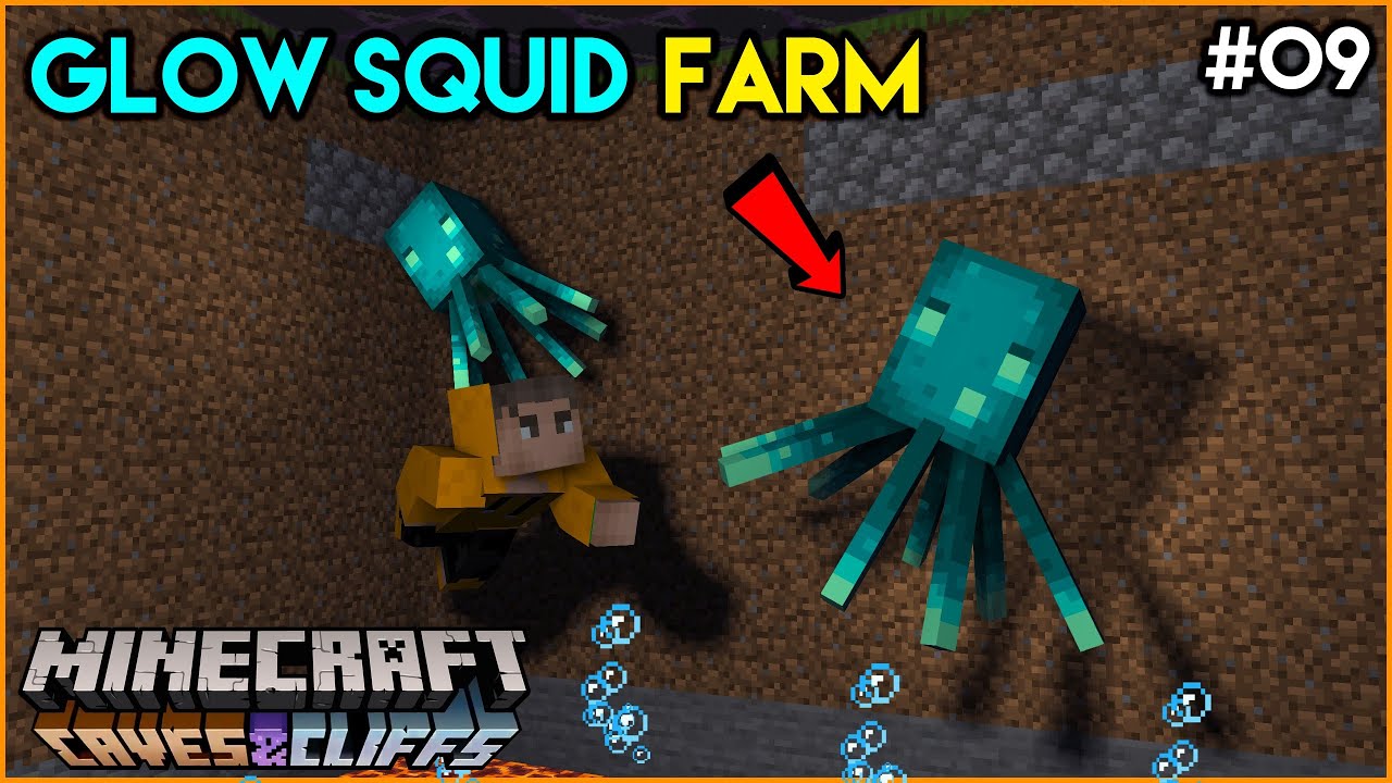 GLOW SQUID FARM | Minecraft | 1.17 Lets Play | #9 | THE COSMIC BOY
