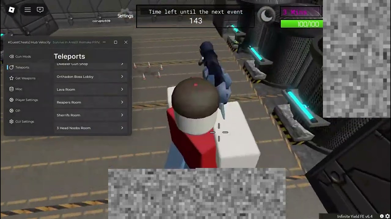 Roblox Survive in Area51 Remake Script [ P R I V ]