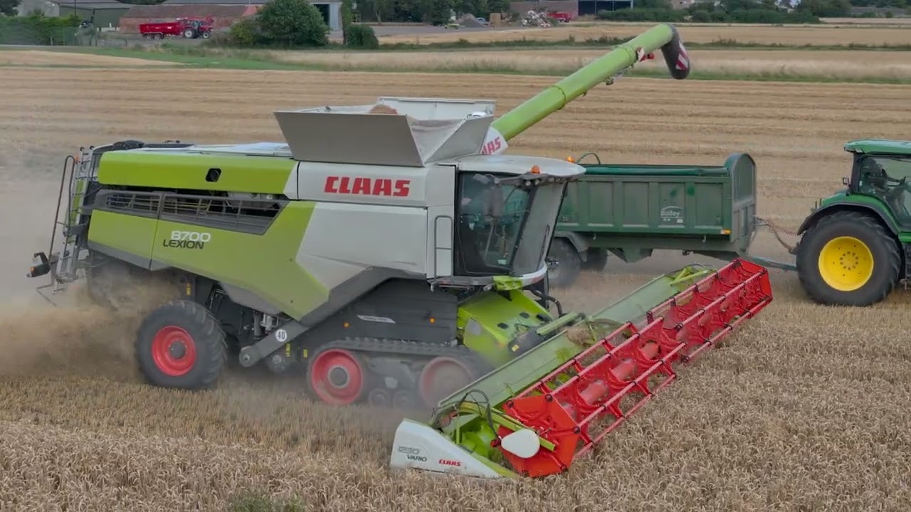 Claas 8700 Goole Hall Winter Wheat PART 1