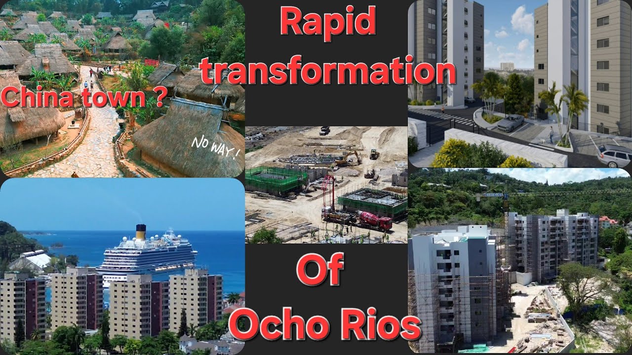 Ocho Rios transforming rapidly into a first World city/Jamaica/ Housing development by the Chinese!
