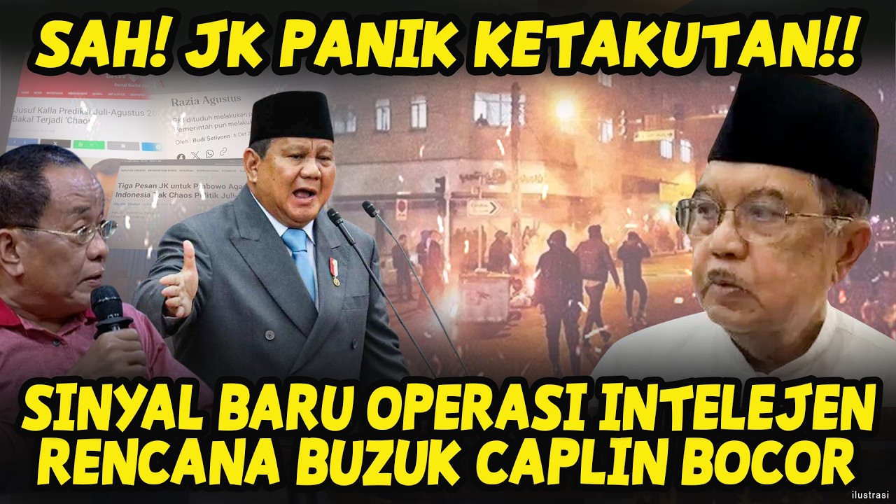 GEGER !! INFO TERBARU💯 &lsquo;DALANG&rsquo; SESUNGGUHNYA DIBALIK CHAOS JULI-AGUSTUS😱ADA BAU JK ?